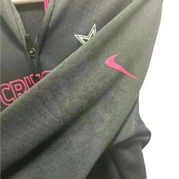 Nike-Women’s NFL Team Apparel Thermal Dallas Cowboys/Crucial Catch Jacket Sz LG. - Picture 3 of 5